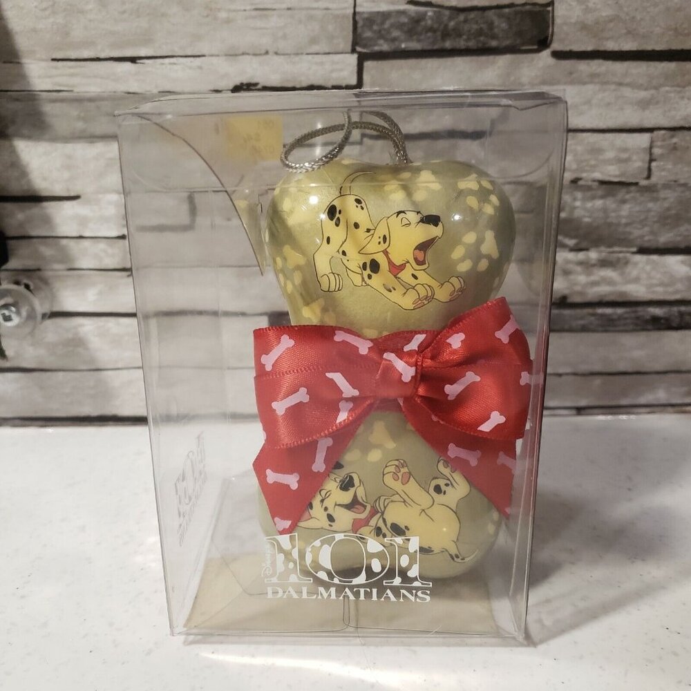 Disney 101 Dalmatians Enesco Bone Ornament Vintage
